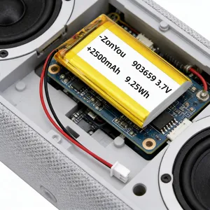 Factory Price 903659 2500mAh 3.7V Pouch Cell Lithium Polymer Batteries for Electric Power Tools thumbnail-4
