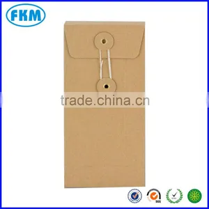 220x110x25 mm (DL) String & Washer Manilla Gusset Envelope thumbnail-1