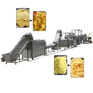 Industrial Automatic Potato Chip French Fries Frying Line Machine EPC thumbnail-1