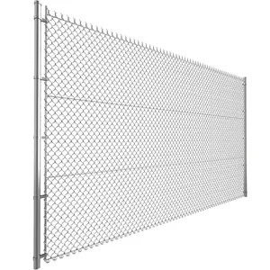 Outdoor Heat-treated Steel Temporary Movable Safety Fence, no Excavation Required, With Waterproof Steel Wire Driveway Guardrail thumbnail-3