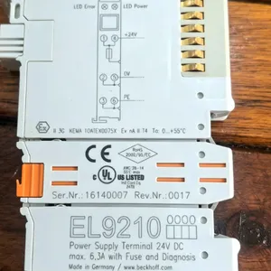 BECKHOFF EL9210 EtherCAT Potential Supply Terminal 24V DC With Diagnostics Fuse Power Feed Module Original New thumbnail-4