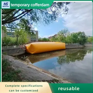Multifunctional PVC Water Cofferdam Reusable Temporary Water Barrier For Aquatic Engineering Works thumbnail-5