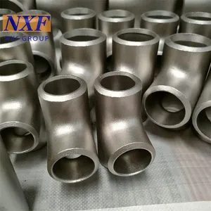 NXF UNS N10276 2.4819/NiMo16Cr15W/C276 OD DN15-1200 Nickel Alloy Butt Welding Straight or Reducing Tee thumbnail-2