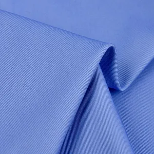 CVC60/40 Anti-static Vertical Striped Twill Fabric 240g Workwear Fabric thumbnail-4