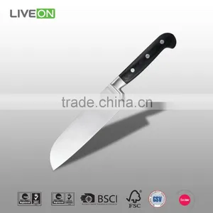 7 Inch Stainless Steel Santoku Knife With POM Handle thumbnail-1