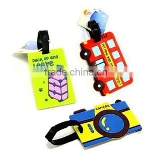 High Quality Soft Pvc Rubber Luggage Tag thumbnail-1