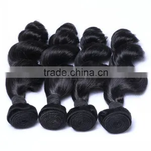 Loose Wavy Human Tasha Hair Weave in Hair Extension no Tangle no Shed Human Hair Weave thumbnail-6