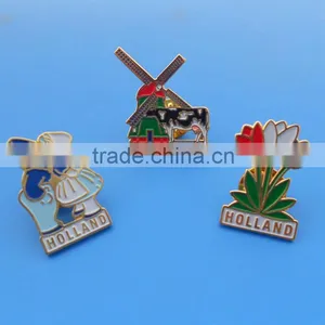 Different Type of Whosale Promotional Item Custom Lapel Pins for Holland Souvenir thumbnail-1