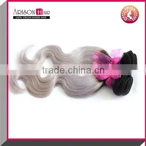Silver Human Hair Extensions Grey Remy Hair Weave thumbnail-6