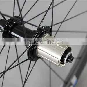 Super Light Carbon Clincher Wheelset Wide Edge Carbon Fiber Wheels W40C thumbnail-4