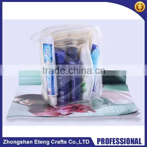 Durable Custom Clear Vinyl Cosmetic Bags thumbnail-1
