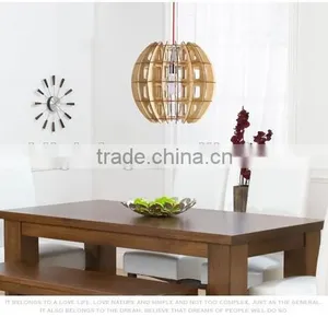 LED Pendant Light JK-8005B-35 LED Light Wood Hanging Pendant Lighting thumbnail-1