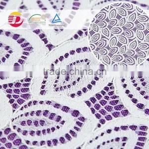 Wholesale Cheap Poly Cotton Wedding Express Lace Fabric for Dress thumbnail-6