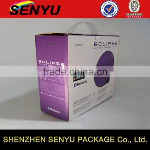 Cuxtom Luxury Design Wireless Speaker With Handles Cardboard Box Packaging Supplier's Choice thumbnail-1