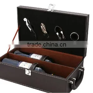 2015 Hot New High Quality Leather Wine Holders thumbnail-3