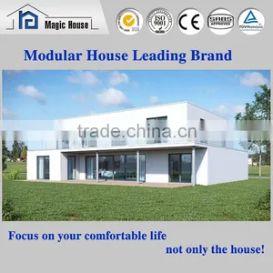 Prefabricated Luxury Villa , Prefab Villa House Design ,prefab Steel Bungalow Quality Choice thumbnail-1