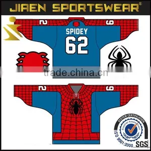 Cheap Sublimated Custom Ice Hockey Jerse&OEM Polyester Custom Ice Hockey Jersey Wholesale Hockey Jersey thumbnail-1