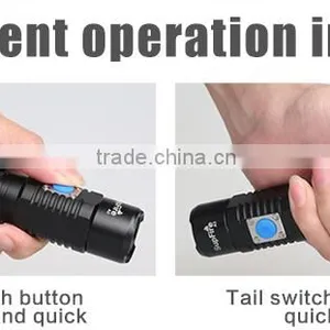 USA Imported XML2(U2) 1100lm USB Leds Torch thumbnail-3