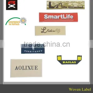 Brand Name Woven Clothing Label With Center Fold thumbnail-2