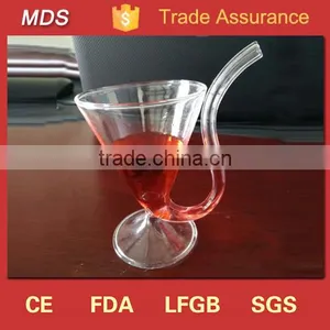 Novelty Gift Vampire Glass Cup Straw With Drinking Tube thumbnail-1