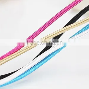2016 Hot Seling High Quality Alloy Nylon Braided Usb Charging Wire Cable for Ipad Iphone 6 6s 6s Plus 6 Plus thumbnail-3