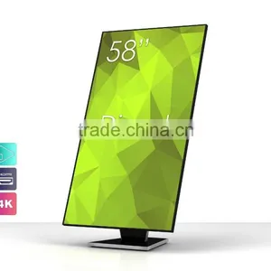 58 Inches LED Advertising Multi Media Player Standing Touch 4K Digital Singage thumbnail-1
