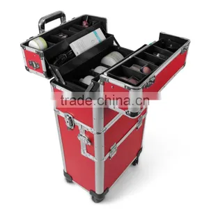 Aluminium Trolley Suitcase Beauty Case 60L - 2 or 4 Wheels - Color Selection thumbnail-1