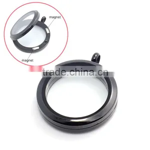2015 Fashion 20mm/25mm/30mm Round Plain Stainless Steel Photo Glass Memory Floating Charm Locket thumbnail-4
