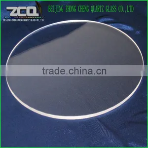Best Selling Clear Large Quartz Glass Round Sheet Thin Fused Silica Discs thumbnail-5