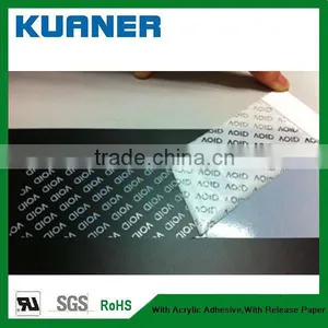 Custom Total Transfer Tamper Evident VOID Tape Materials of PET thumbnail-1