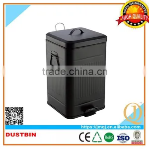 20L Metal Foot Pedal Dustbin for Waste Office Waste Garbage Bin For Sale thumbnail-3