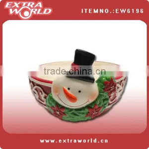 Ceramic Christmas Cookie Bowl thumbnail-1