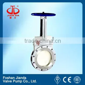 Stainless Steel Wafer Type Rubber Seat Knife Gate Valve thumbnail-1