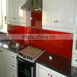 High Quality Factory Sells Glass Dining Table With Painted Viny1 8mm thumbnail-1