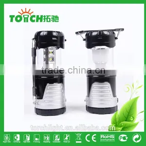 New Product Promotion Solar Rechargeable LED Lantern Flashlight Camping Light With 3w Flashlight Outdoor Camping Lamp thumbnail-4