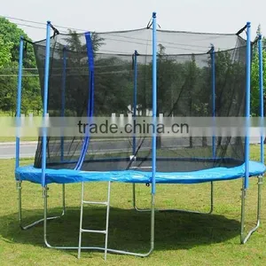 JKL 8FT Popular Spring Trampoline With Safety Net thumbnail-1