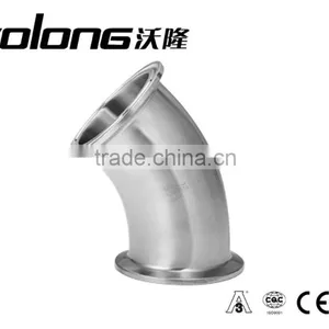 Stainless Steel Sanitary Pipe Fittings& Clamp Elbow thumbnail-2