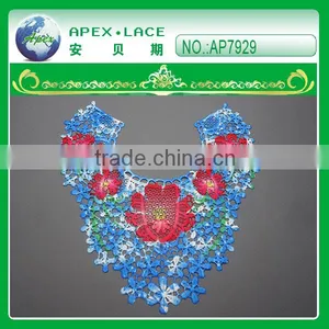 Multi Color Printed Embroidery Neck Lace AP7929 thumbnail-1