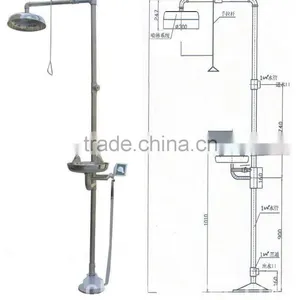 Emergency Eye Wash and Shower Used in Paint Factory thumbnail-3