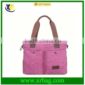 Fashion Women Canvas Handle Tote Bag 2015 New thumbnail-1