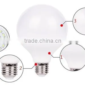 Nice Look Plastic Housing LED Globe Bulb G120 LED E27 15W thumbnail-4