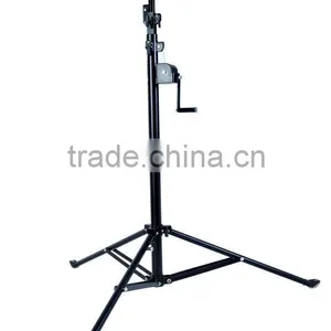 Max Height 4m Hand Winch Stand Adjustable Double Brace Led Light Stand/4m Tripod Light Stand thumbnail-1