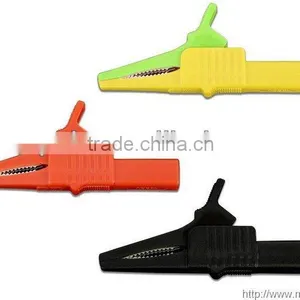PTL909-5 - Insulated Crocodile Clip / Crocodile Clip With 4mm Socket / Test Clip Crocodile /alligator Clips thumbnail-1