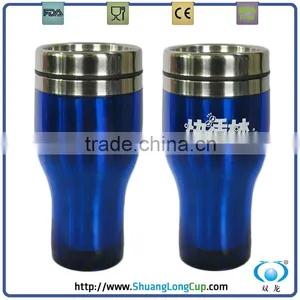 450ml Lucency Wrap Double Wall Travel Mug for Coffee,double Wall Stainless Steel Bottle thumbnail-1