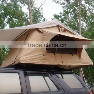 Ripstop Polycotton Canvas 4WD Camper Roof Top Tent thumbnail-2