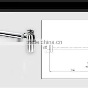 Traditional Brass Bottle Trap With Wall Extension SL6709(05) thumbnail-5