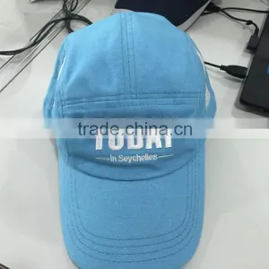 100% Cotton Emboridered Logo Multi Panel Women Sports Cap Summer Cap Golf Cap Baseball Cap and Hat With Mesh Vent Panel thumbnail-1