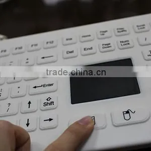 Waterproof Backlight Silicone Medical Keyboard With Numeric Keypad thumbnail-2