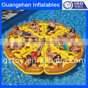 Factory Outlet Water Sprot Mattress Inflatable Pizza Float thumbnail-2