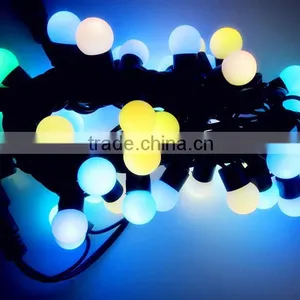 Holiday Christmas RGB 5M 50 Led Ball String Lights Lighting Waterproof+220~240V Power Plug thumbnail-1
